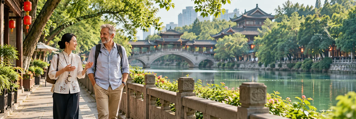 Illustrative image of a visitor enjoying a gentle local excursion